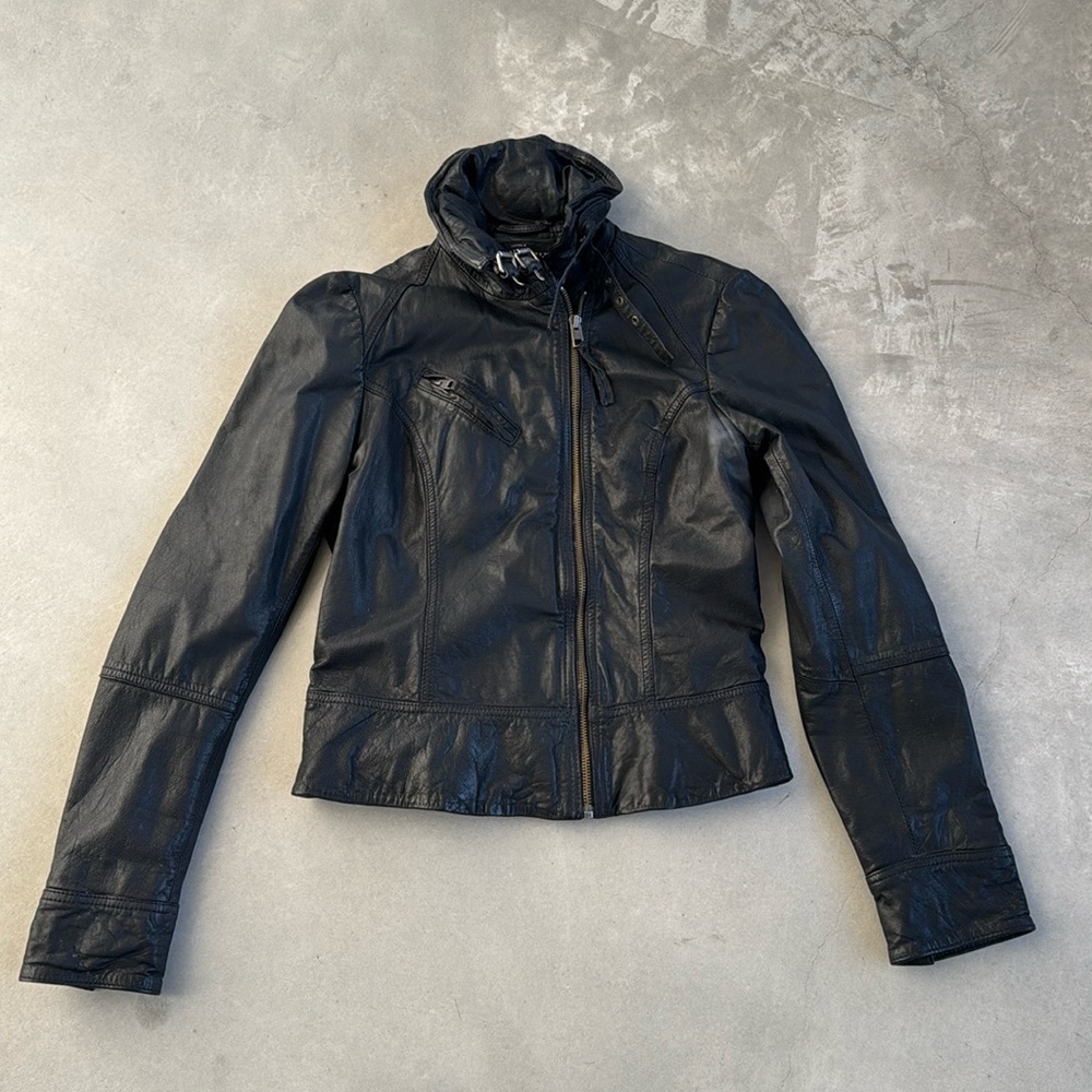 All Saints Leather Jacket size 6